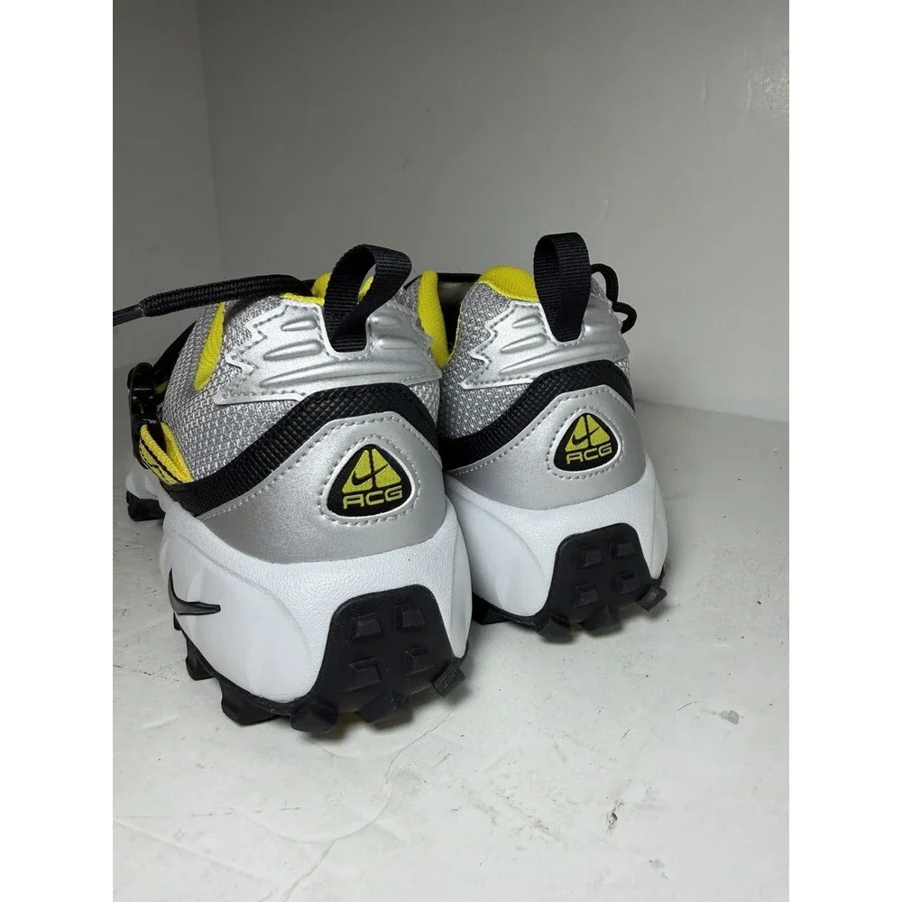 Nike ACG phassad Shoes Mens Sz 8 Black yellow zest Athletic Air Training EUC